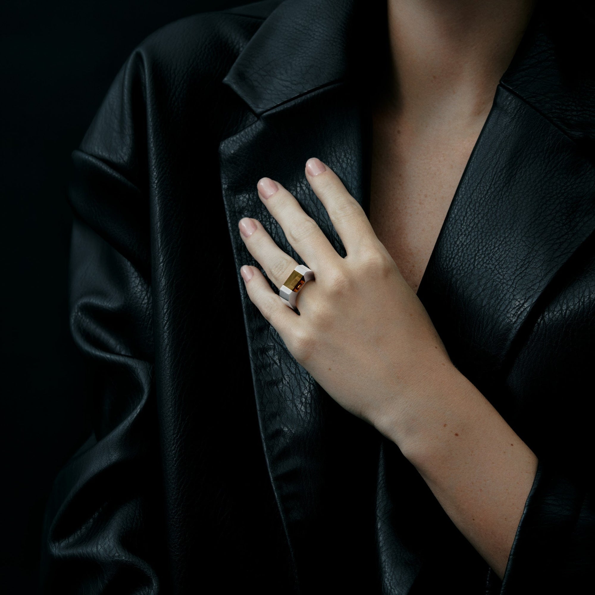 Syd Ring | Silver | Smokey Quartz