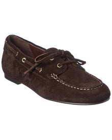 Madewell | Womens | Jamie Suede Boat Shoe | Brown