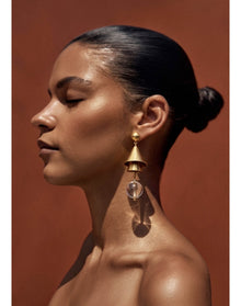 Mandi Earrings | Gold-Plated Brass