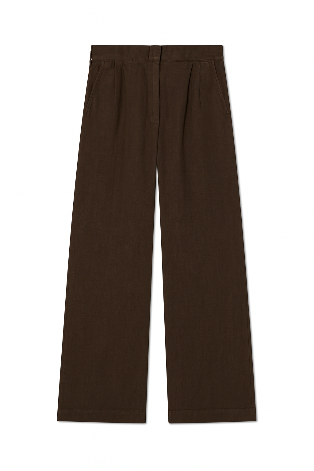 Marina Linen Trouser | Chestnut