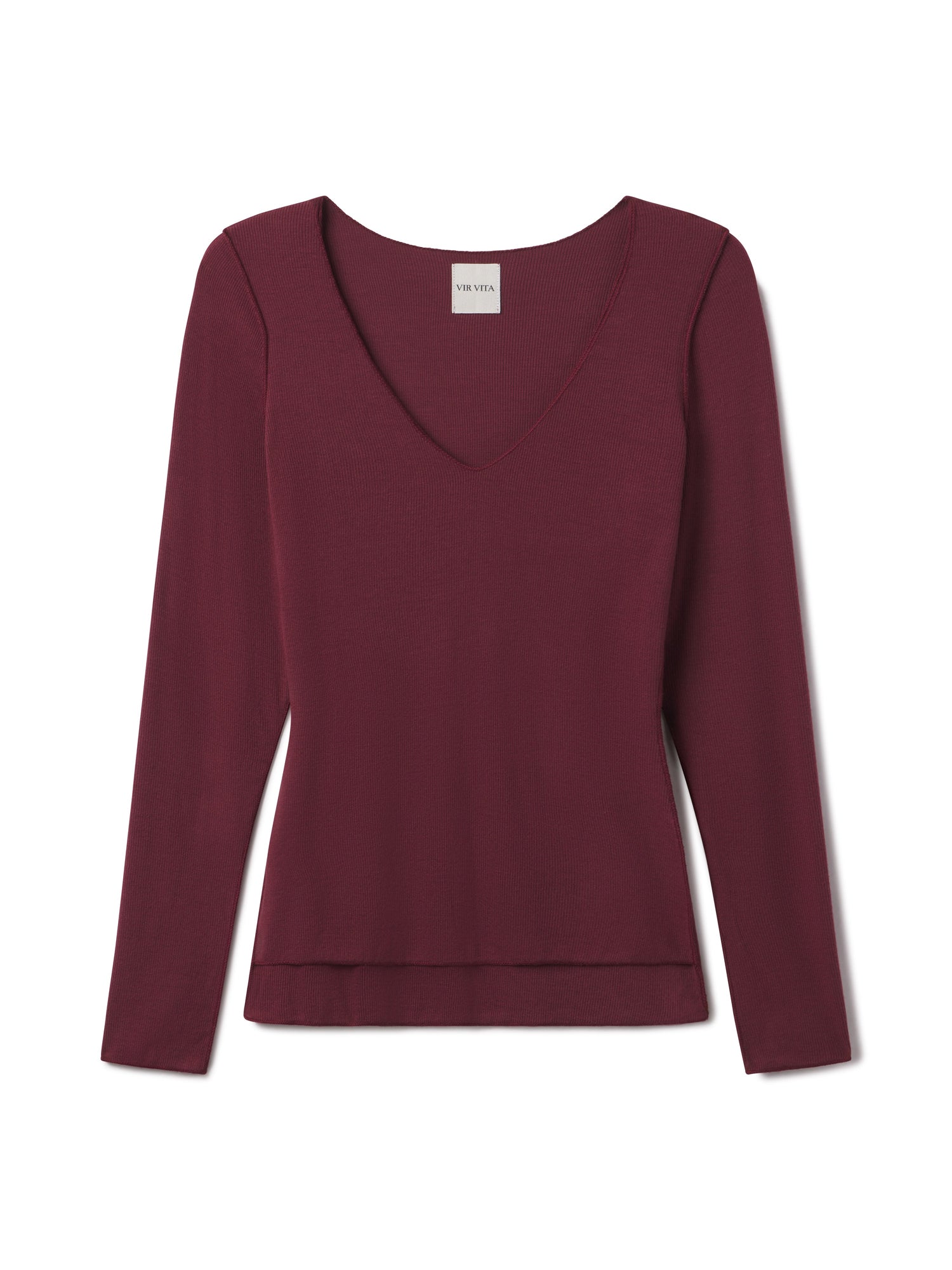Phoebe Long Sleeve | Maroon