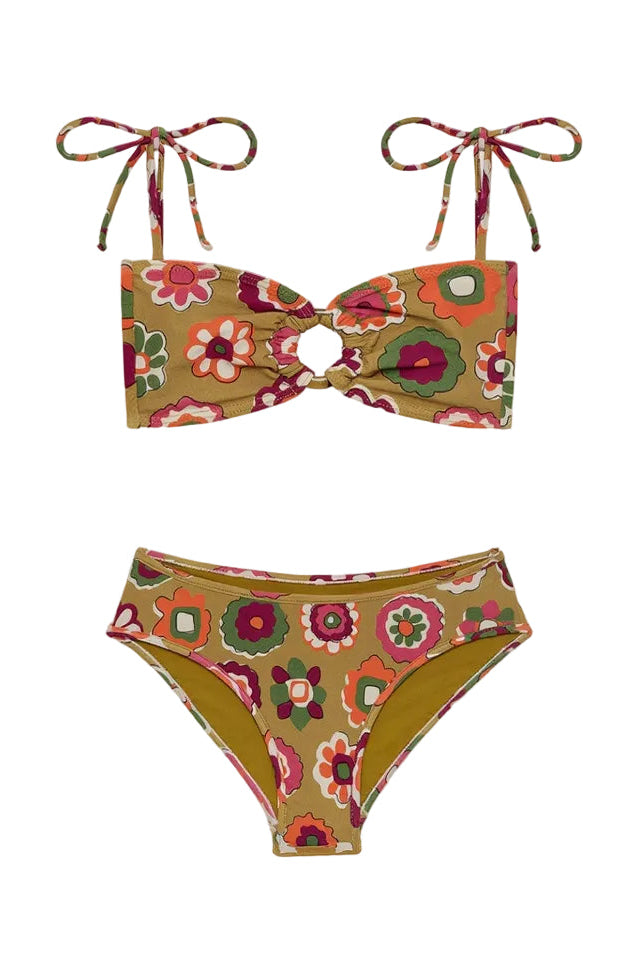 Kids | Tori Bandeau X Lulu Bikini Set | Mazzy Floral