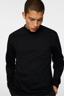 Men | Ace Mock Neck LS T-Shirt | Black