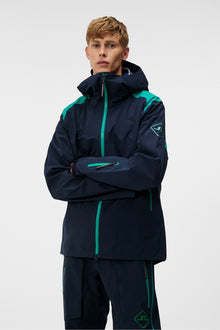 Men | Aerial Blocked Shell Jacket | JL Navy
