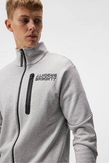 Men | Brush Full Zip Midlayer | Grey Melange