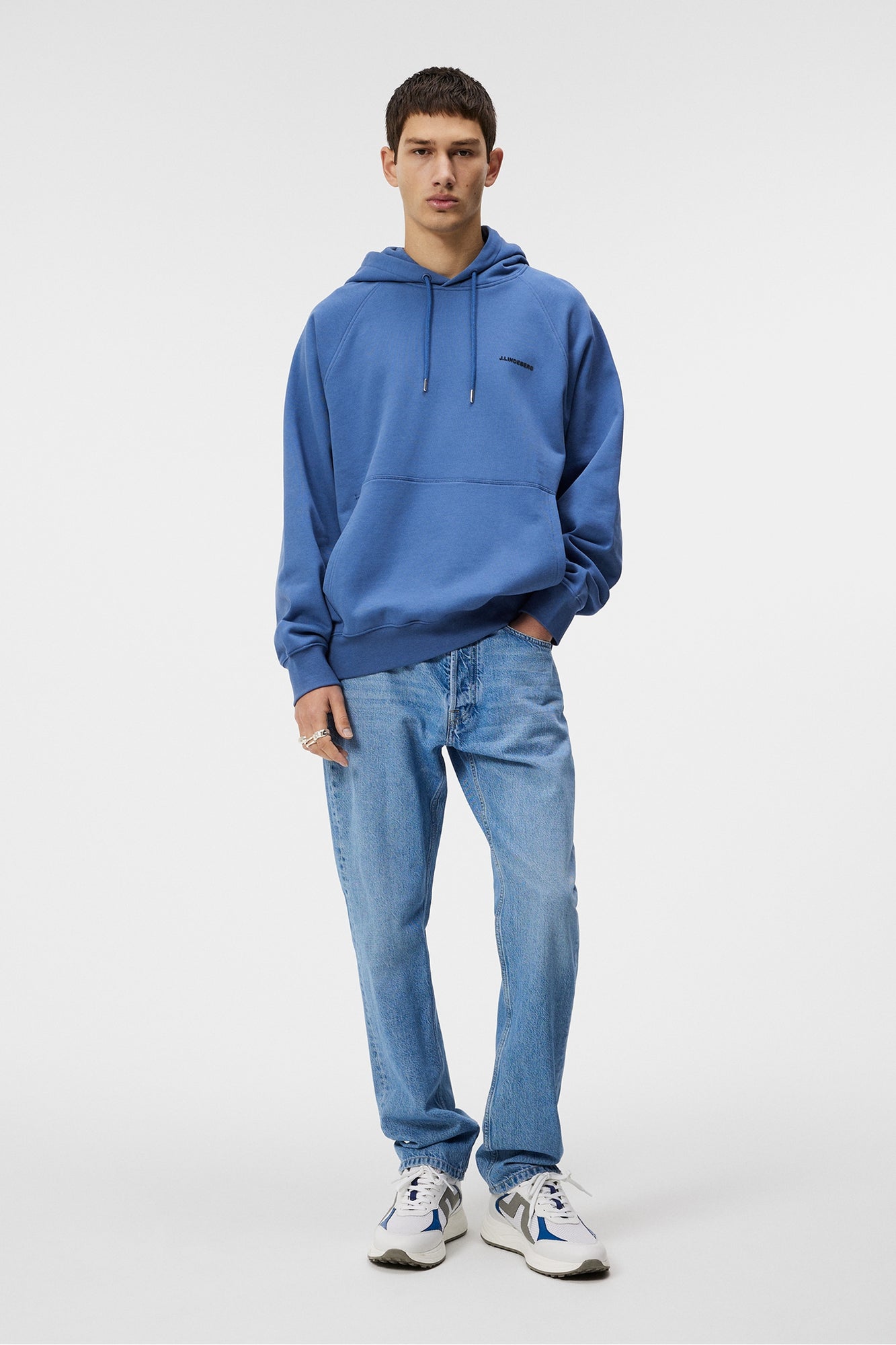 Men | Callan Hoodie | Bijou Blue