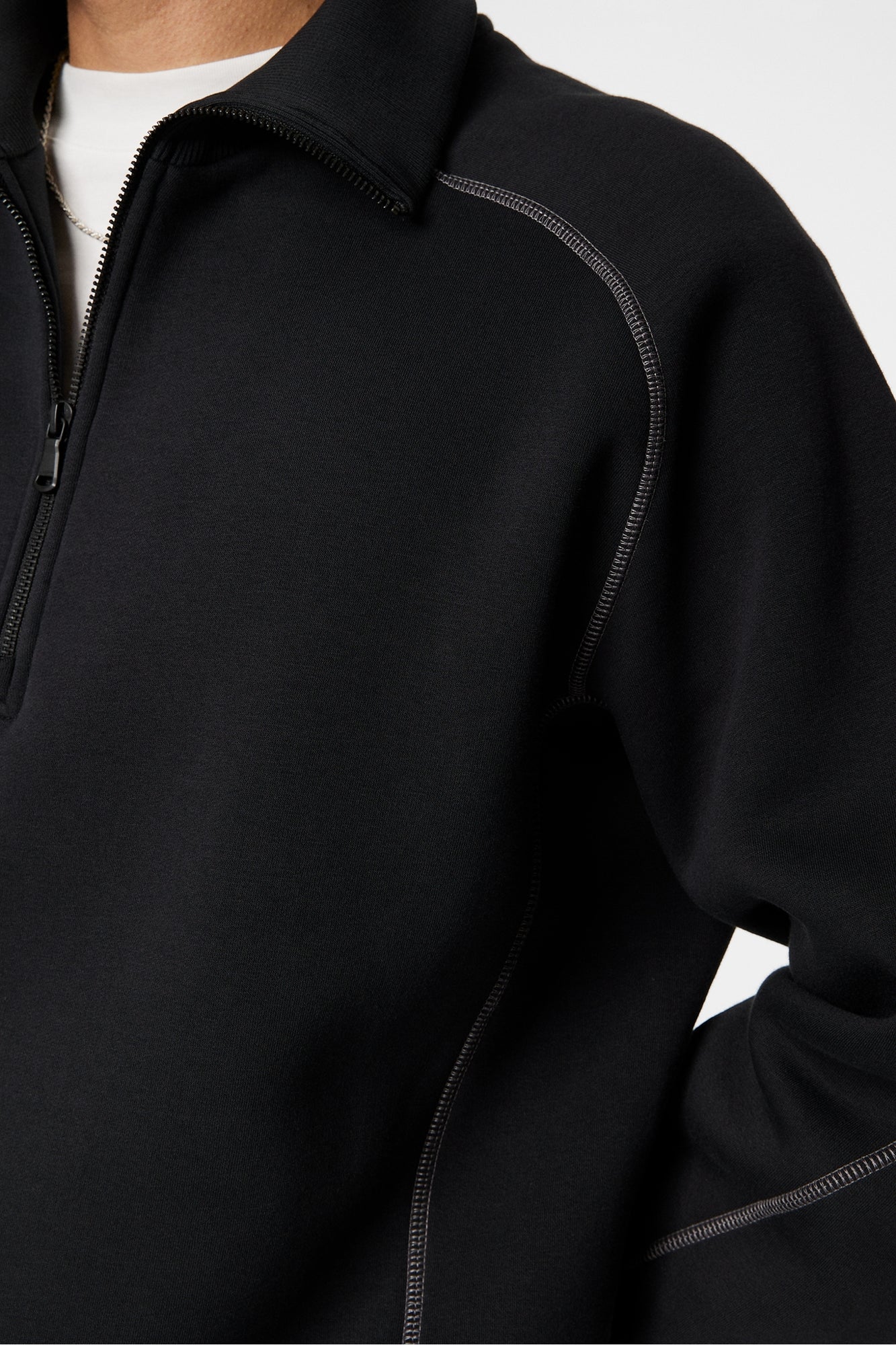 Men | Canter Quarter Zip Sweat | Black