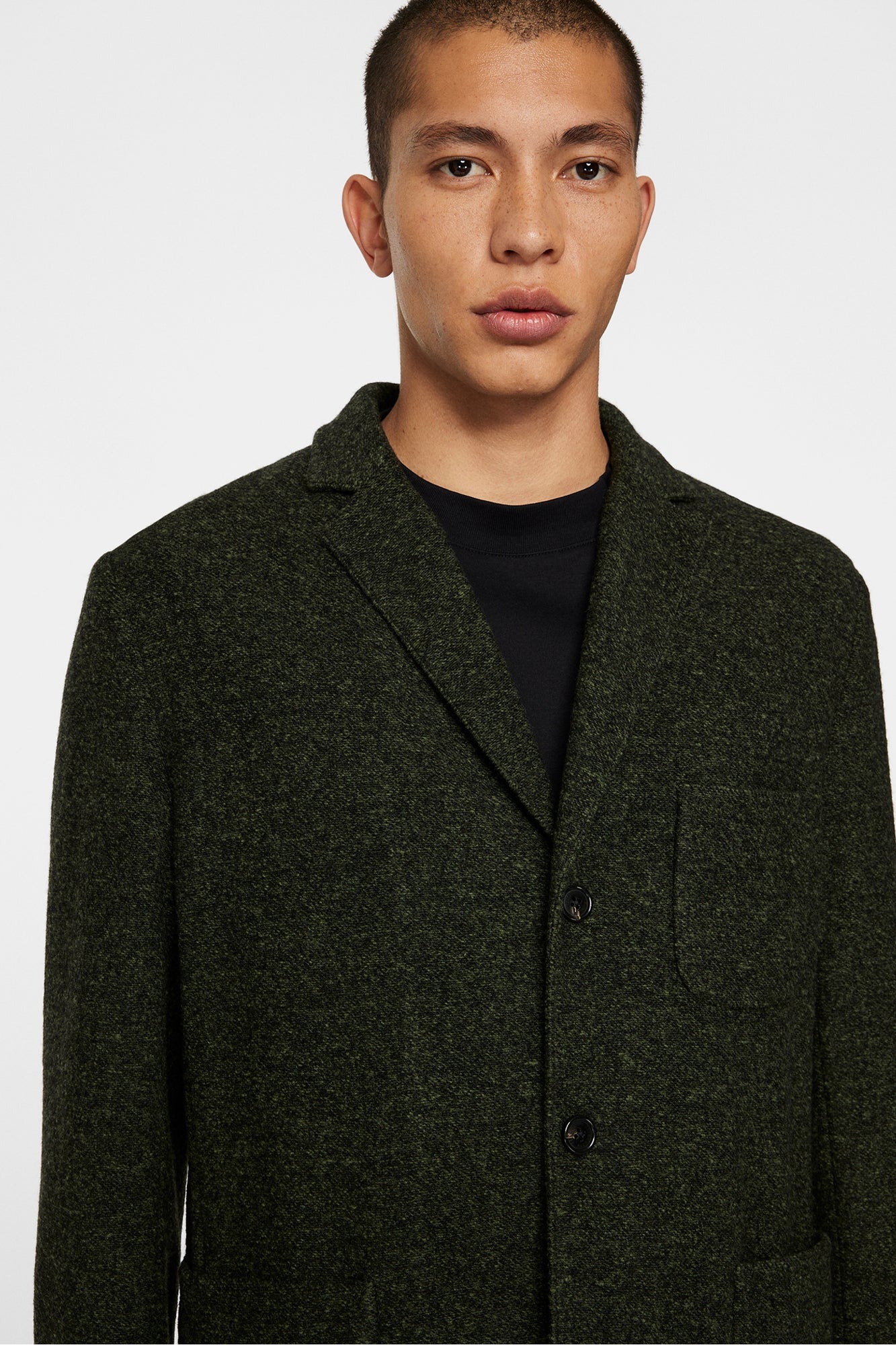 Men | Carlton Cardigan Blazer | Forest Green