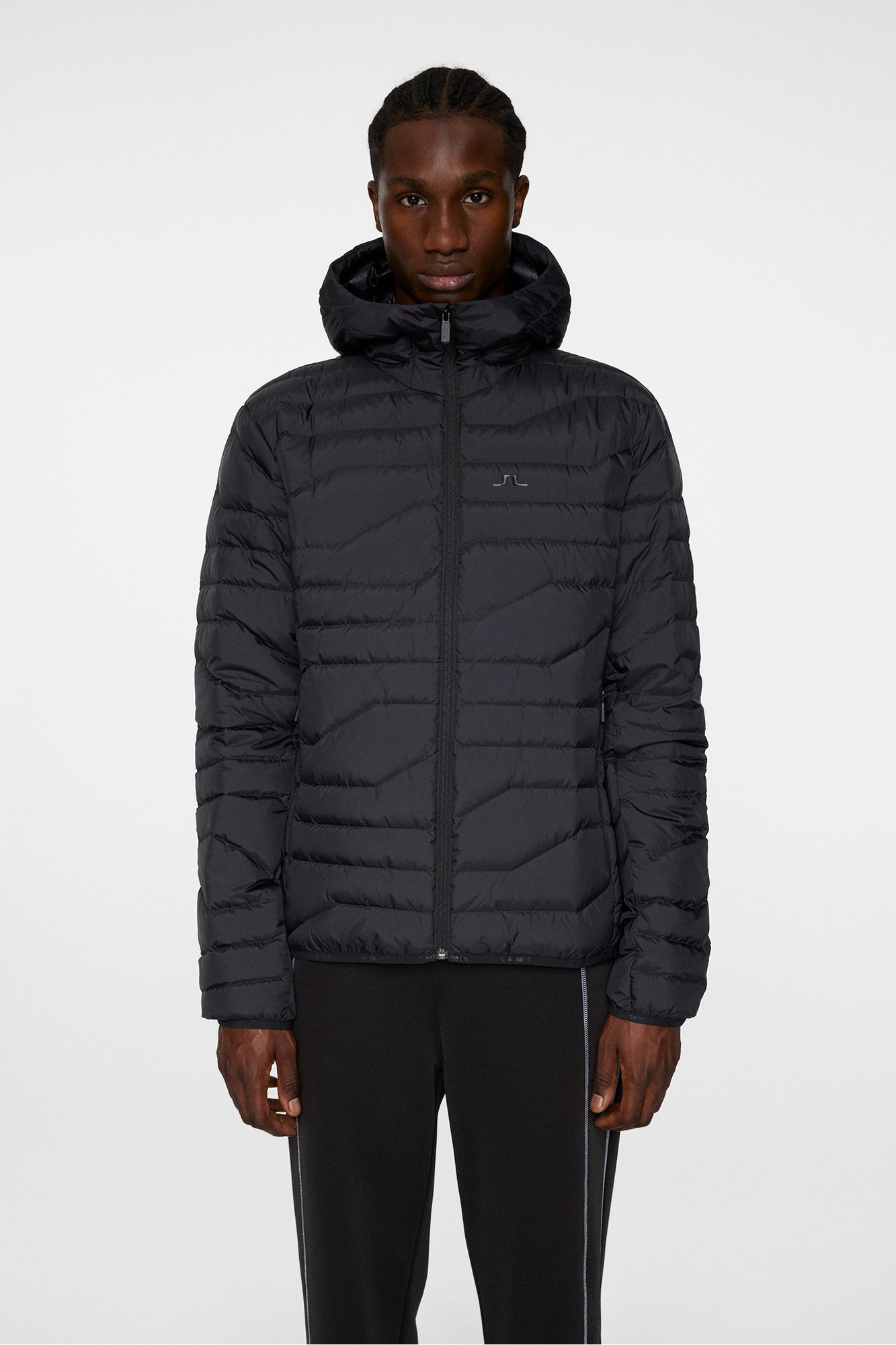 Men | Cliff Light Down Hood | Black