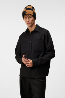 Men | Coen Double Face Overshirt | Black