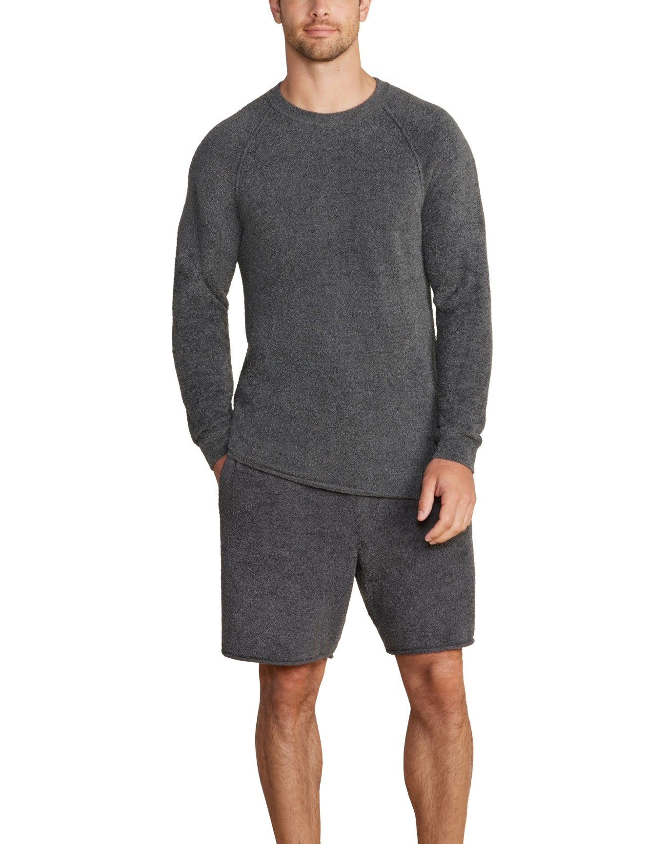 Men | Cozychic Lite Raglan Pullover | Carbon