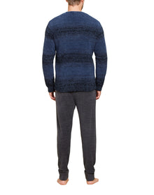Men | Cozychic Ombre Pullover | Indigo Multi