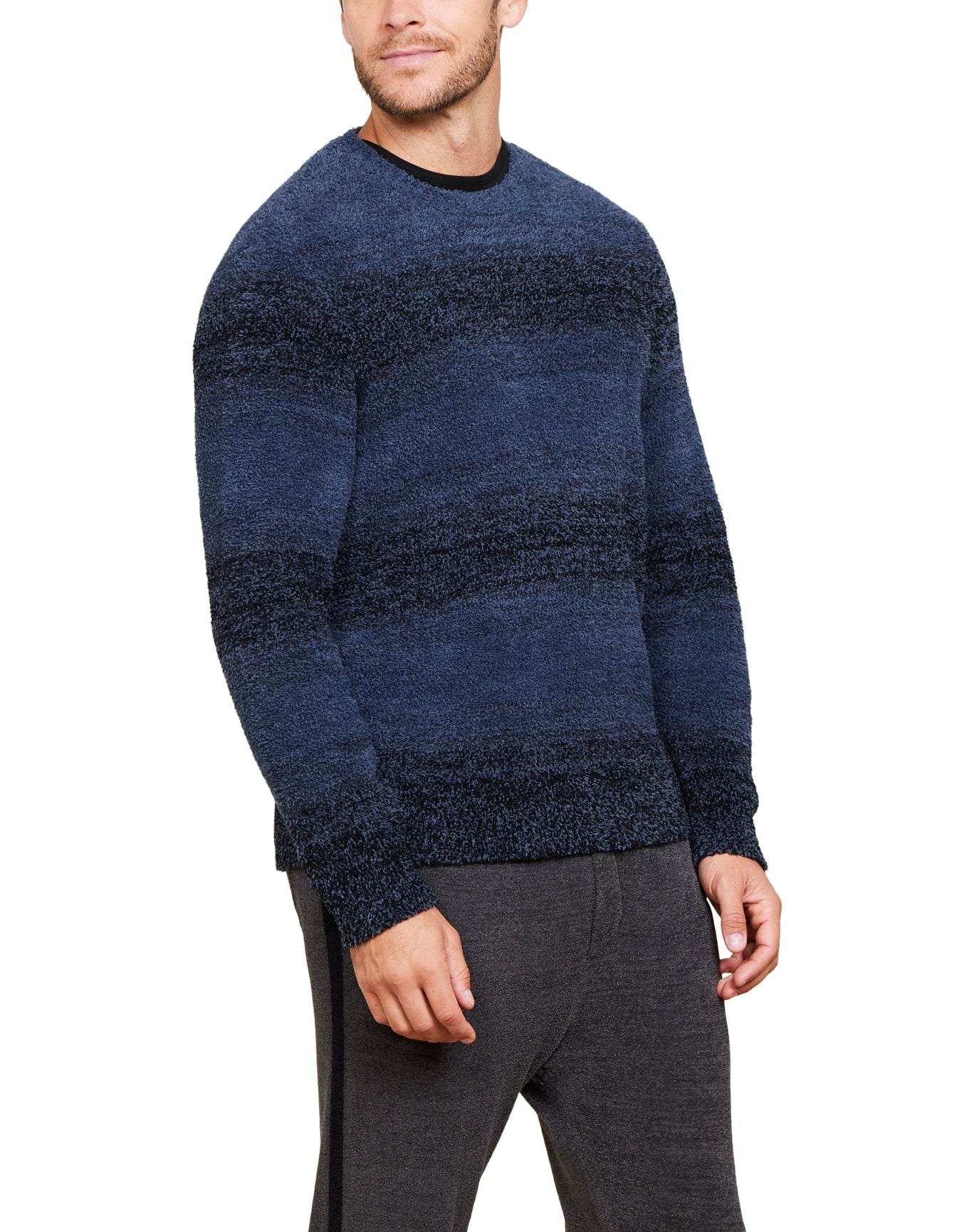 Men | Cozychic Ombre Pullover | Indigo Multi