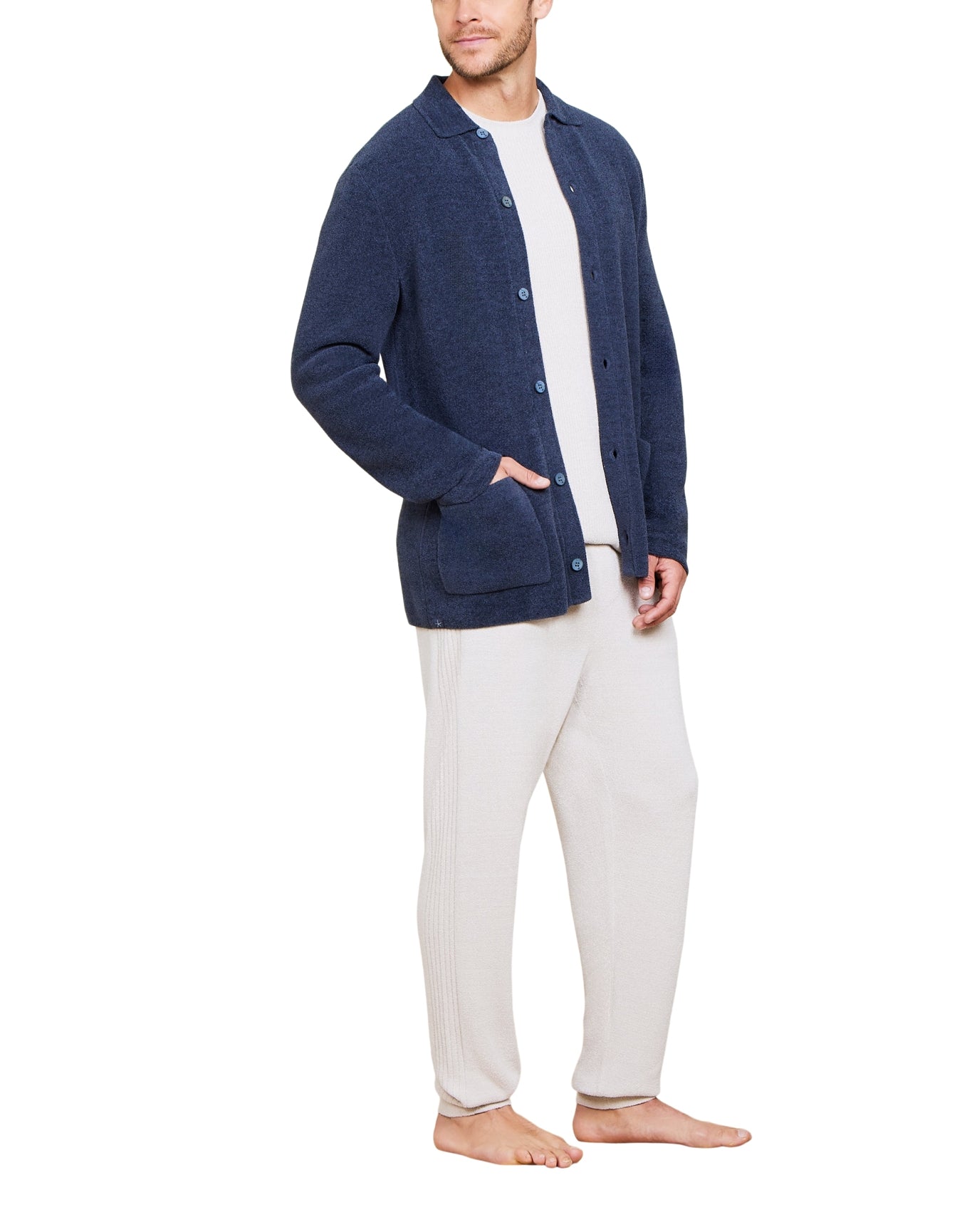 Men | Cozychic Ultra Lite Button Down Cardi | Indigo