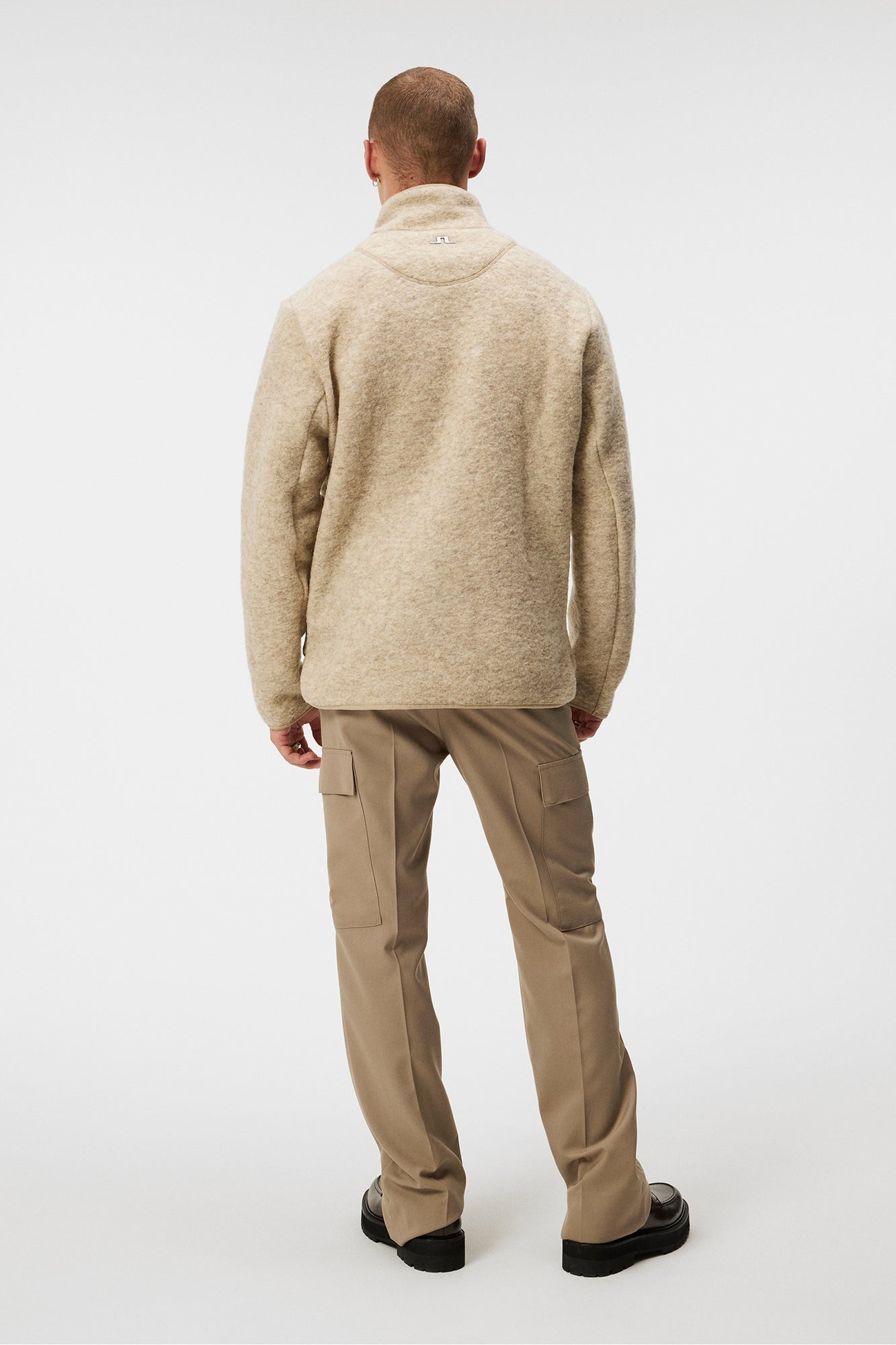 Men | Dustin Wool Fleece Jacket | Oyster Gray