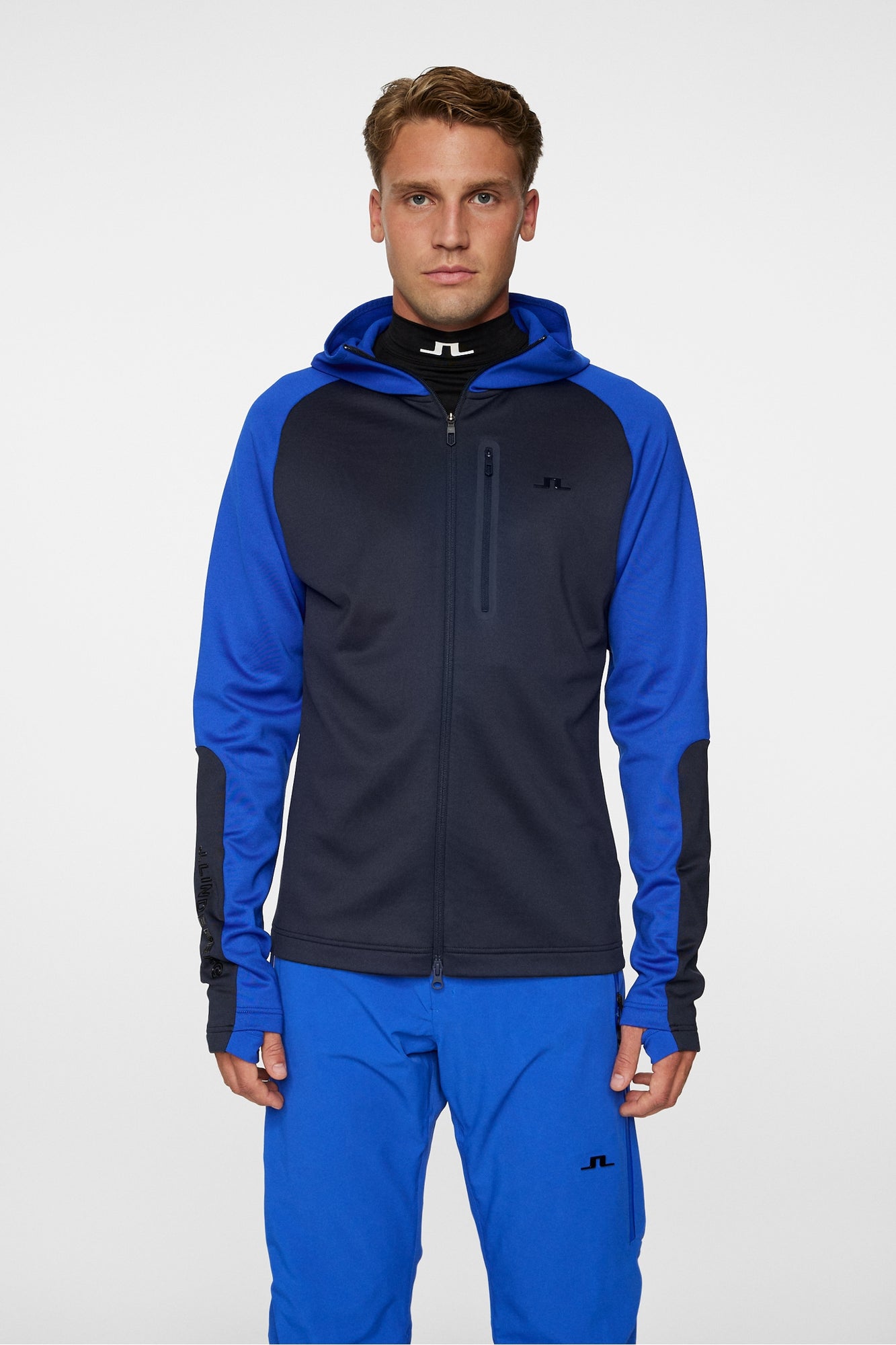 Men | Elevation Full Zip Hood | JL Navy