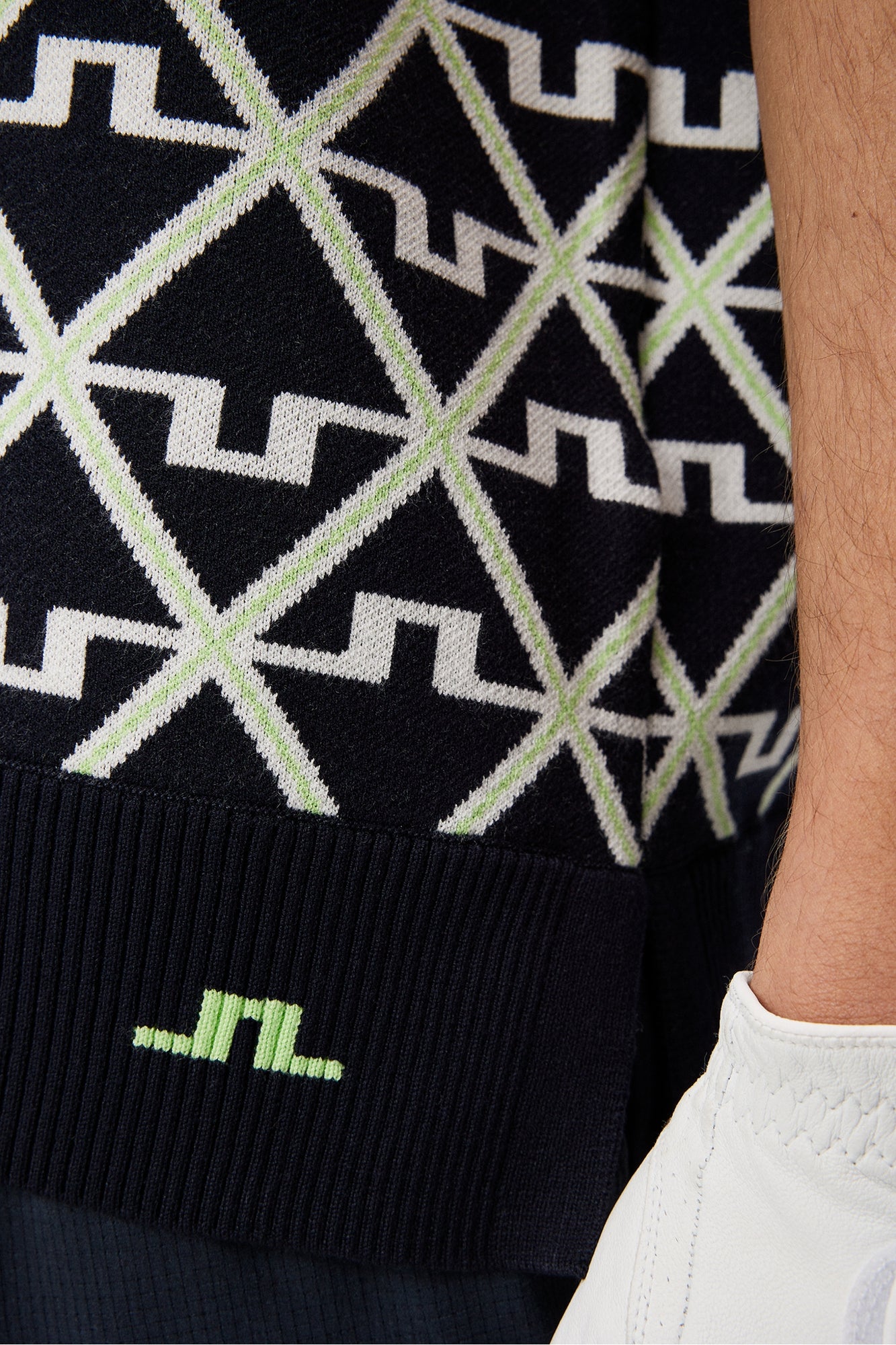 Men | Elian Knitted Vest | Geo JL Navy