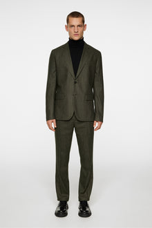 Men | Elton U Cash Stretch Flannel | Forest Green