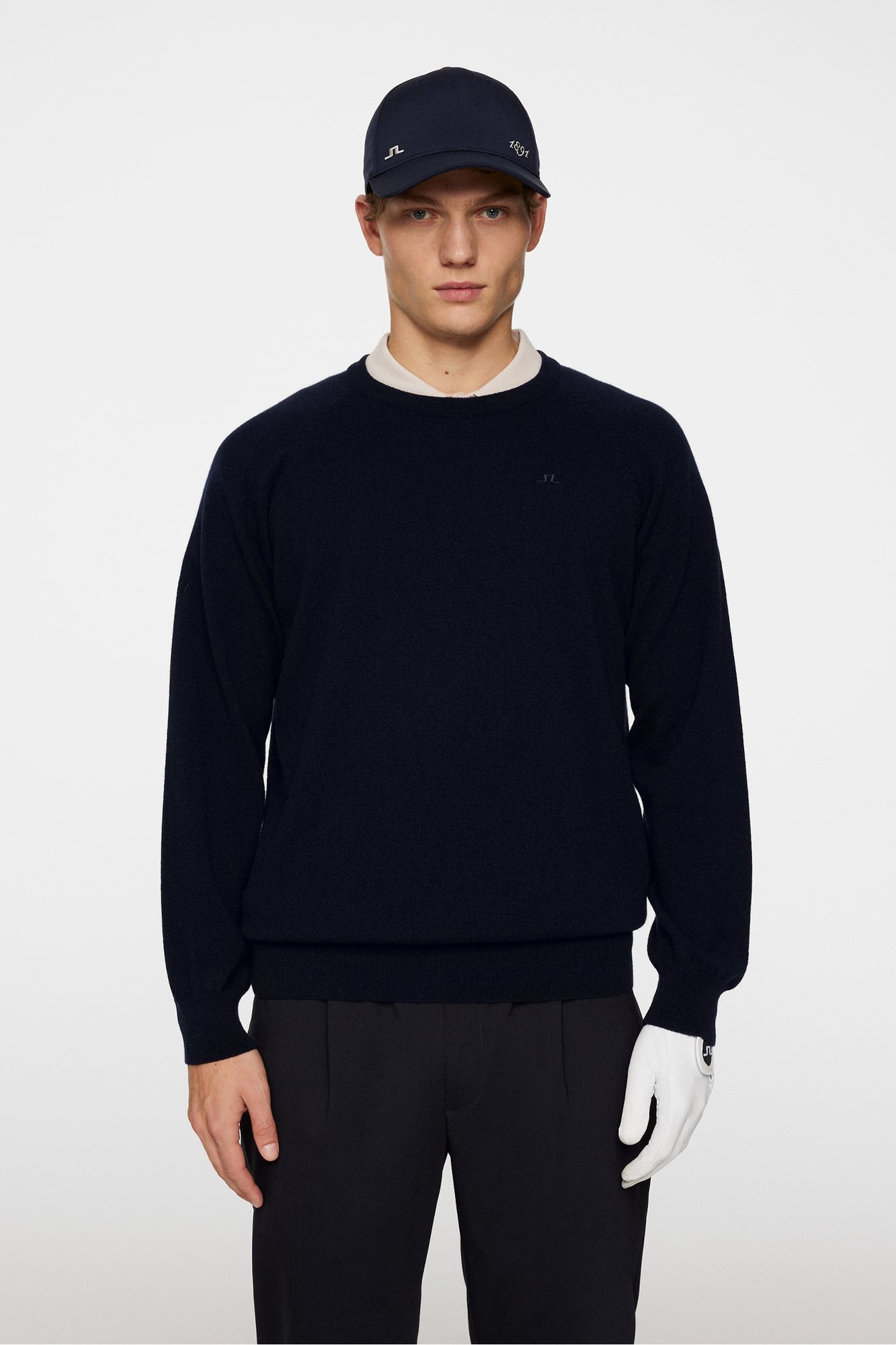 Men | Gary Cashmere Sweater | JL Navy