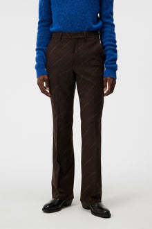Men | Gomor Brown Stripe Pants | Delicioso