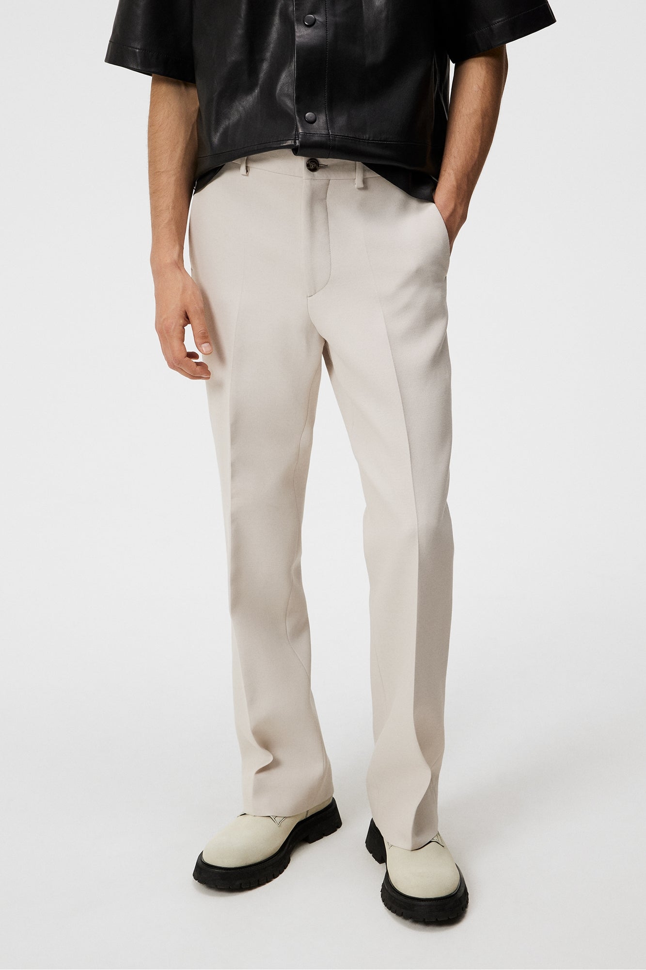 Men | Gomor Double Weave Pants | Moonbeam