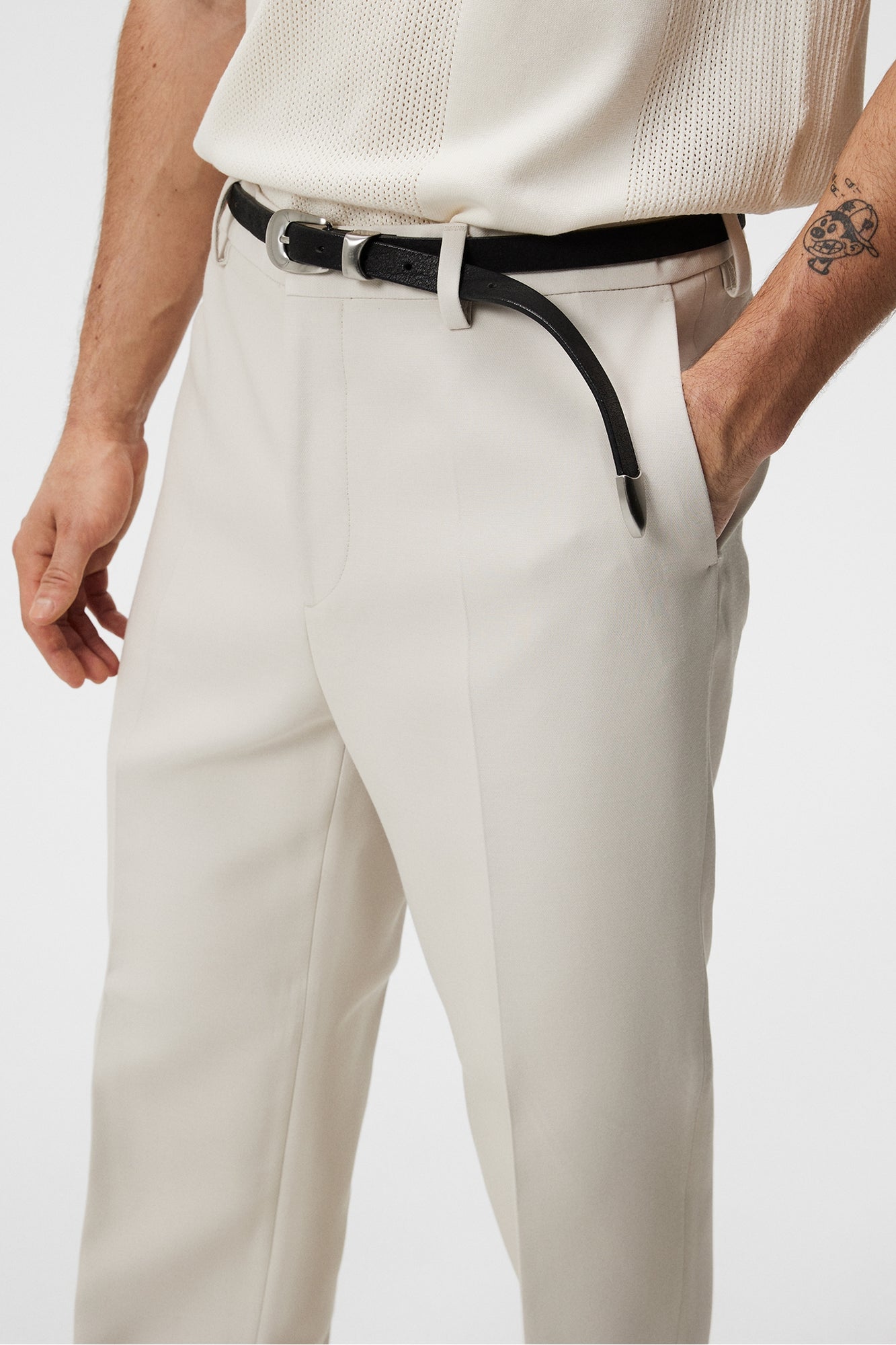 Men | Haij Double Weave Pants | Moonbeam