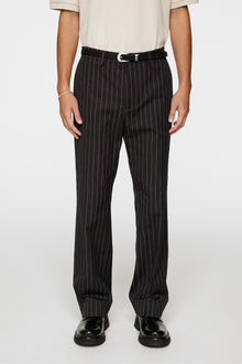 Men | Haij Pin Stripe Pants | Black