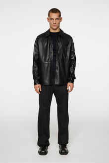 Men | Haij Pleated Twill Pants | Black