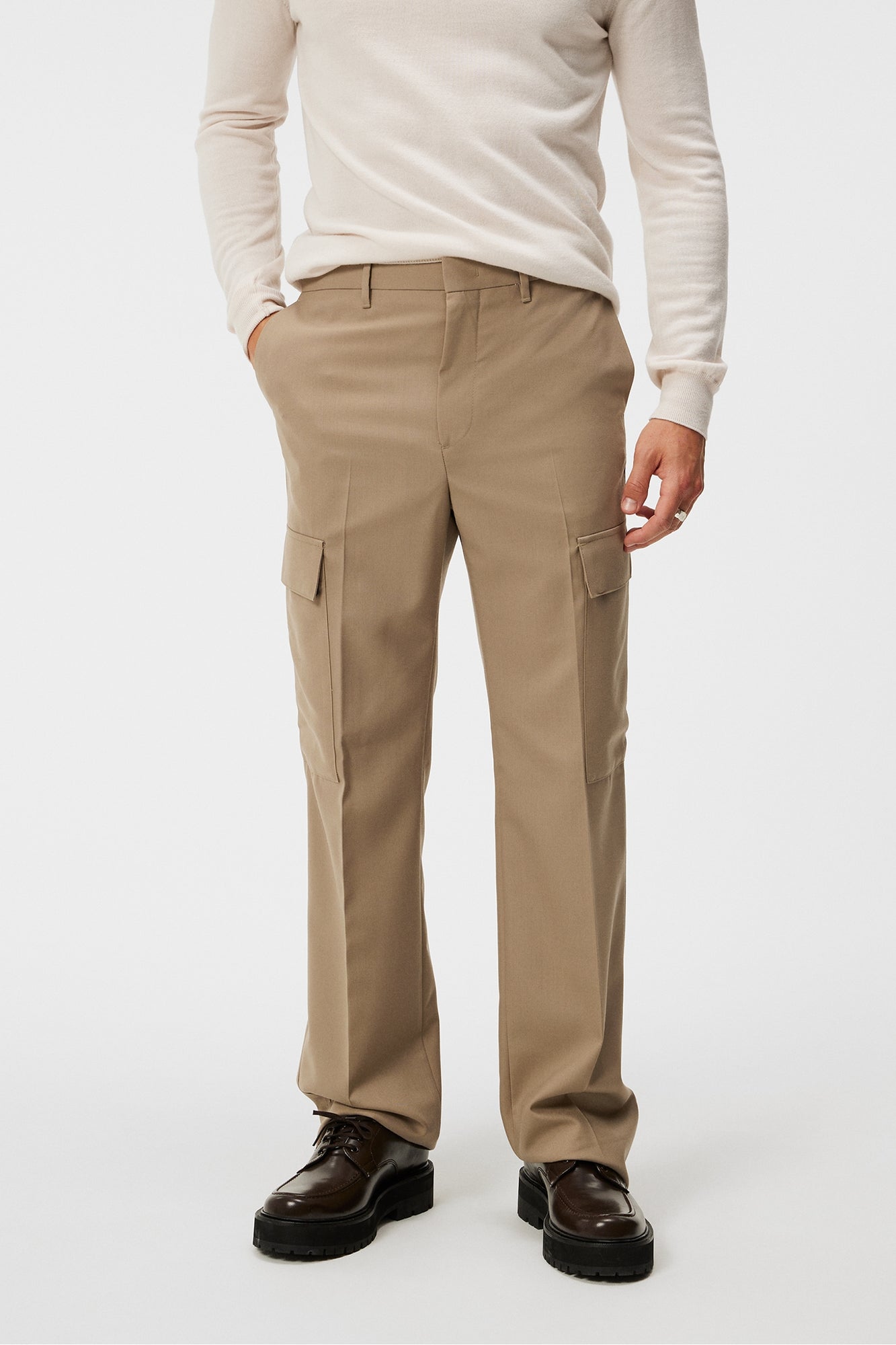 Men | Haij Wool Cargo Pants | Butternut