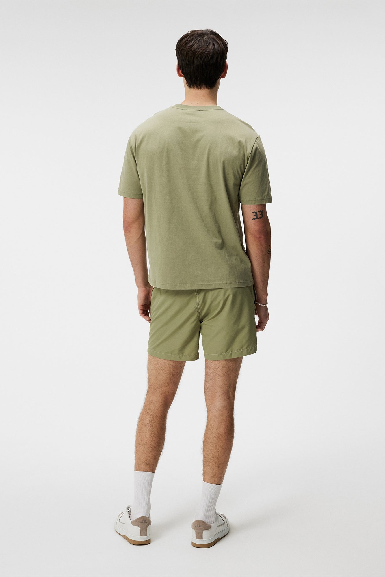 Men | Hale Logo Patch T-Shirt | Oil Green
