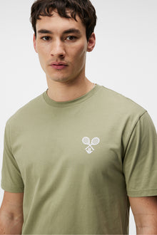 Men | Hale Logo Patch T-Shirt | Oil Green