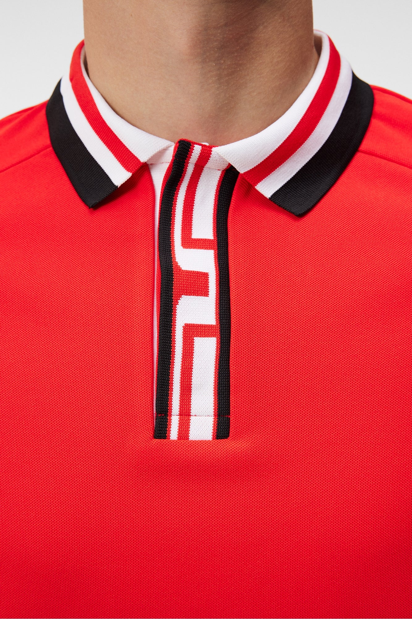 Men | Hals Regular Fit Polo | Fiery Red