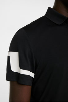 Men | Heath Regular Fit Golf Polo | Black