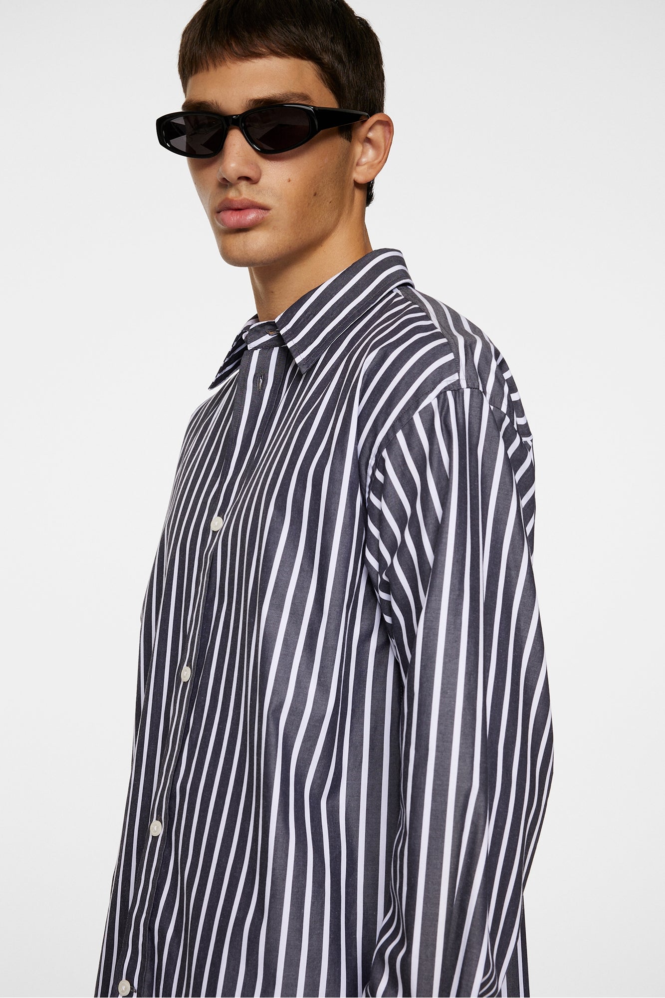 Men | Howard Bold Yd Stripe Shirt | Black