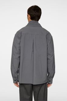Men | Howard Tech Fleece Overshirt | Lava Smoke