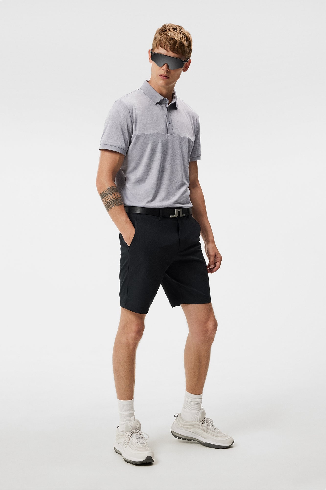 Men | Jeff Reg Fit Polo | Grey Melange
