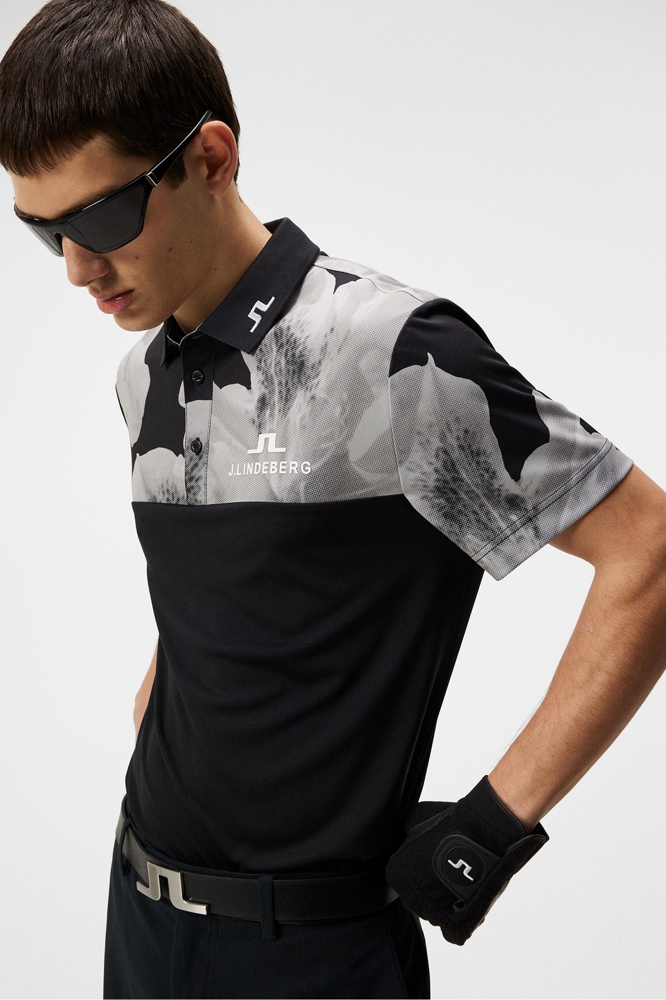 Men | Jeff Tour Golf Polo | Black