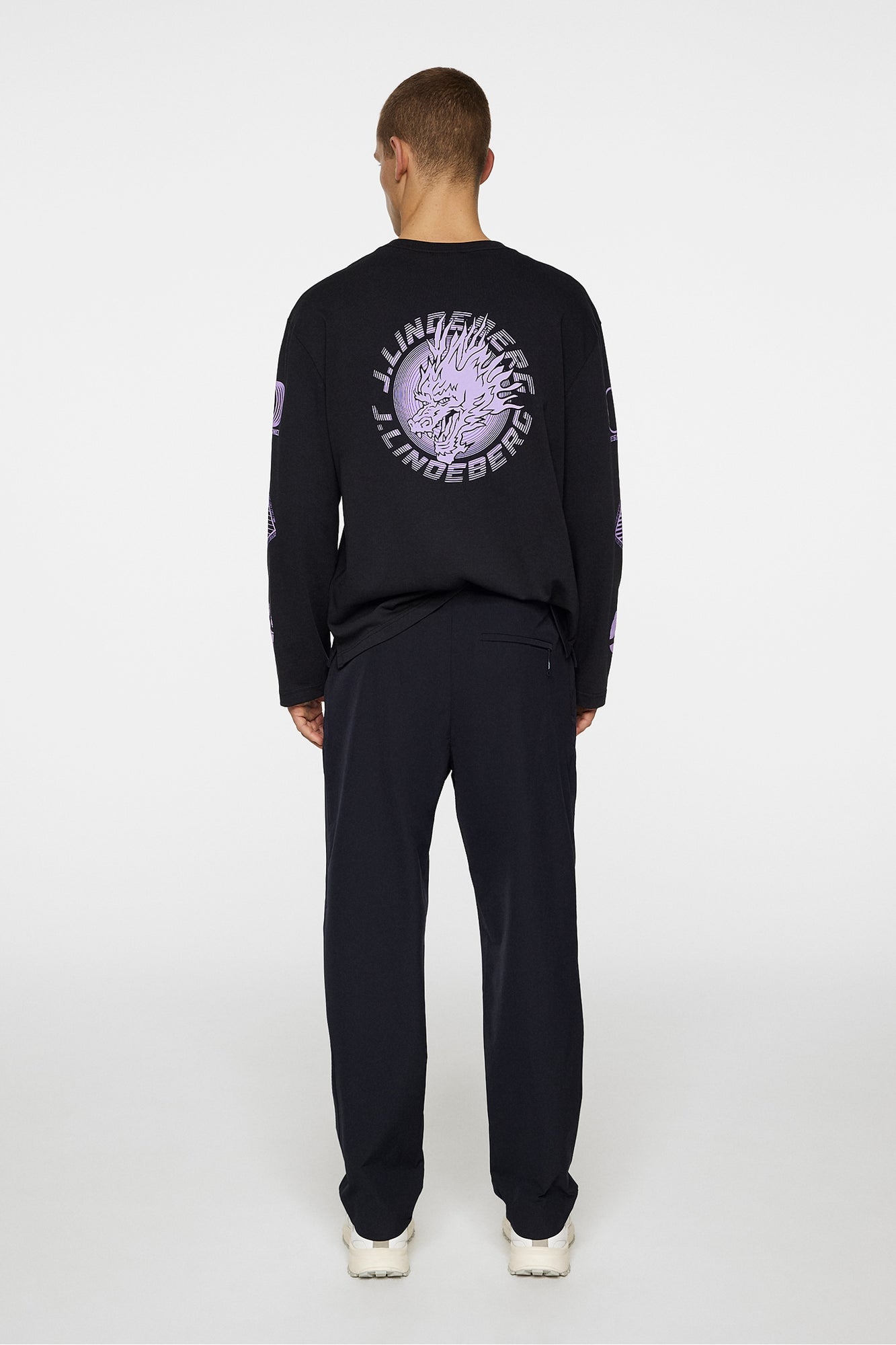 Men | Jin DS Pleated Pants | JL Navy