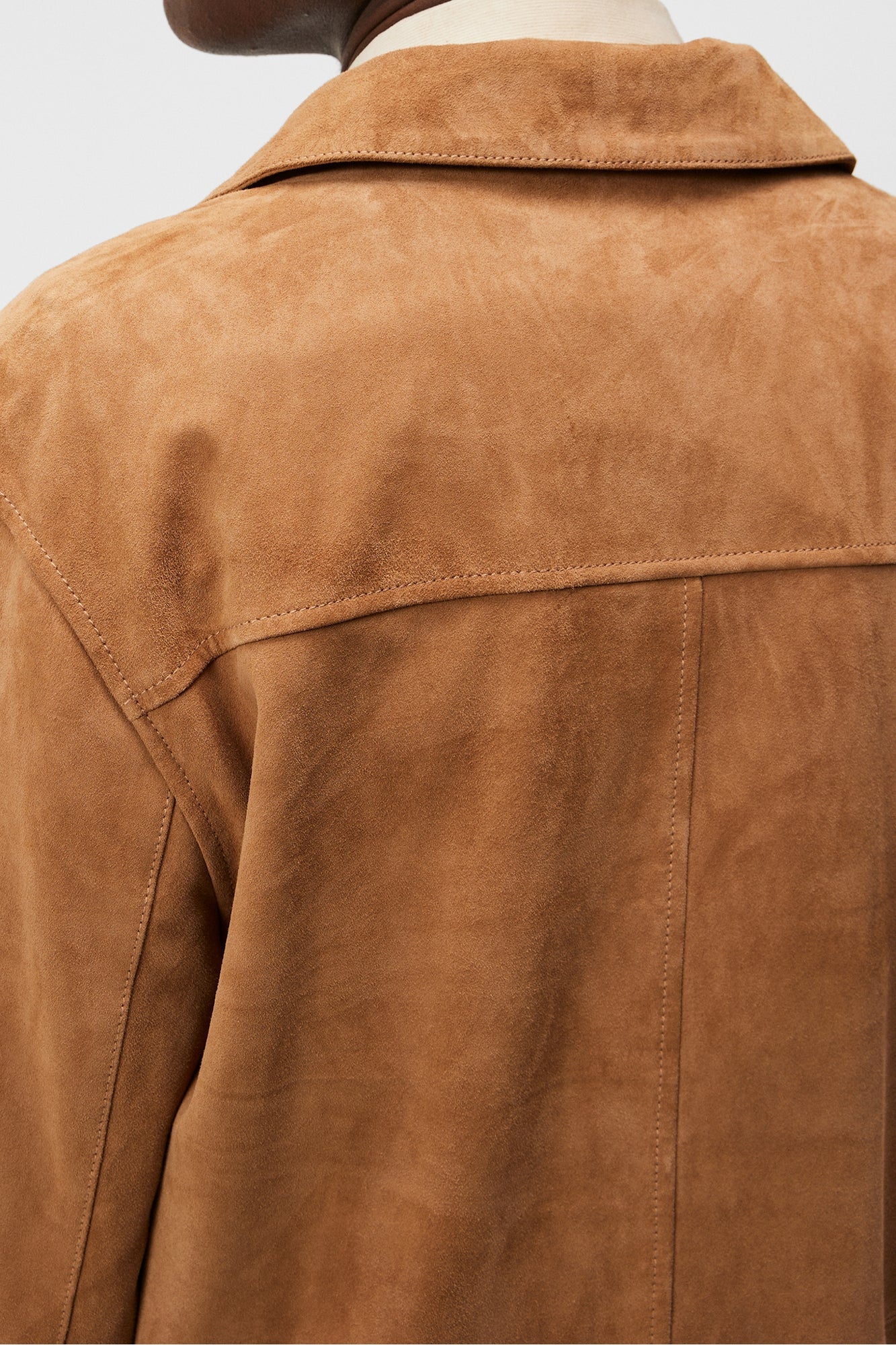 Men | Jonah Suede Overshirt | Chipmunk