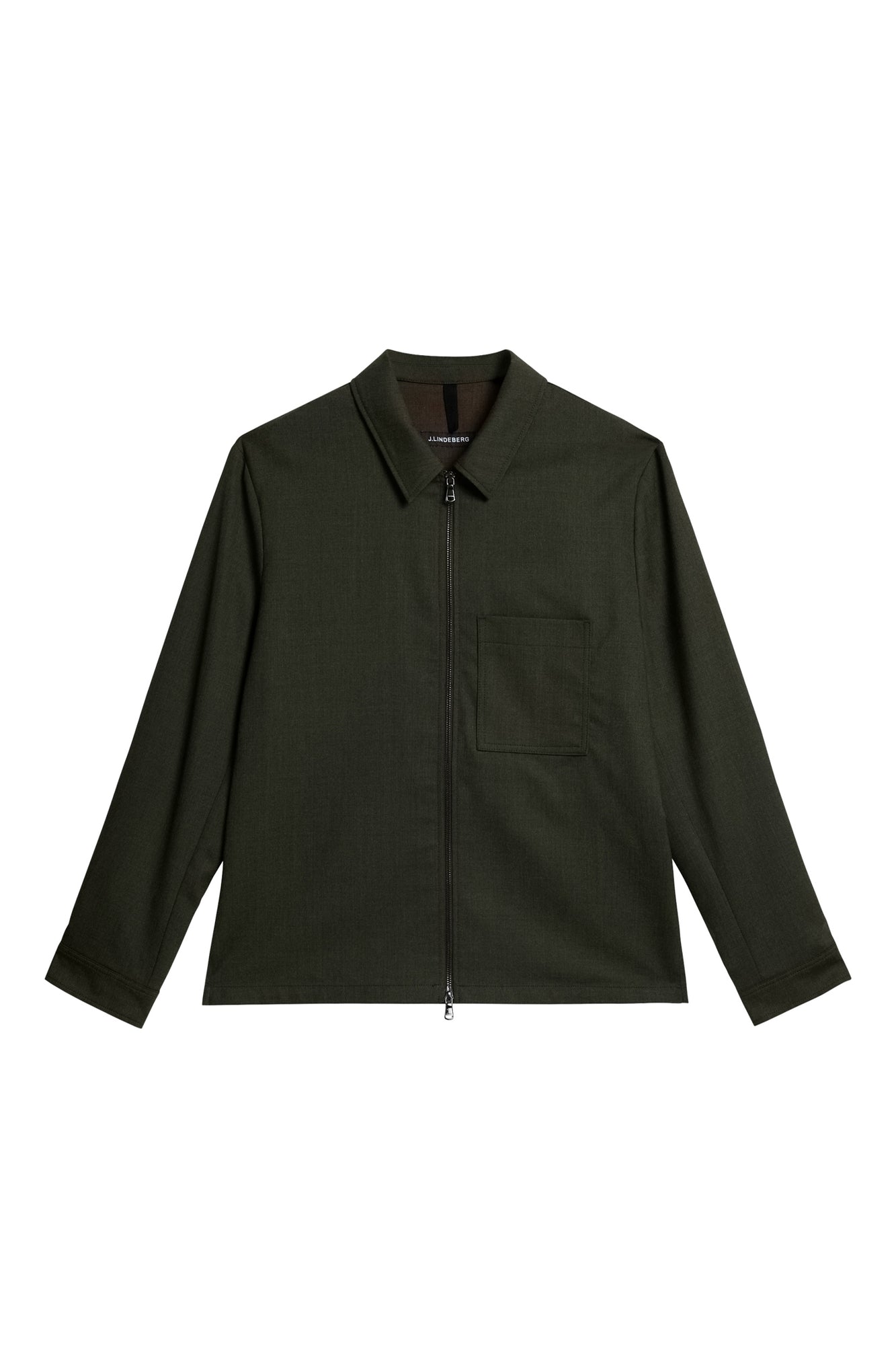 Men | Julius Flannel Overshirt | Forest Green