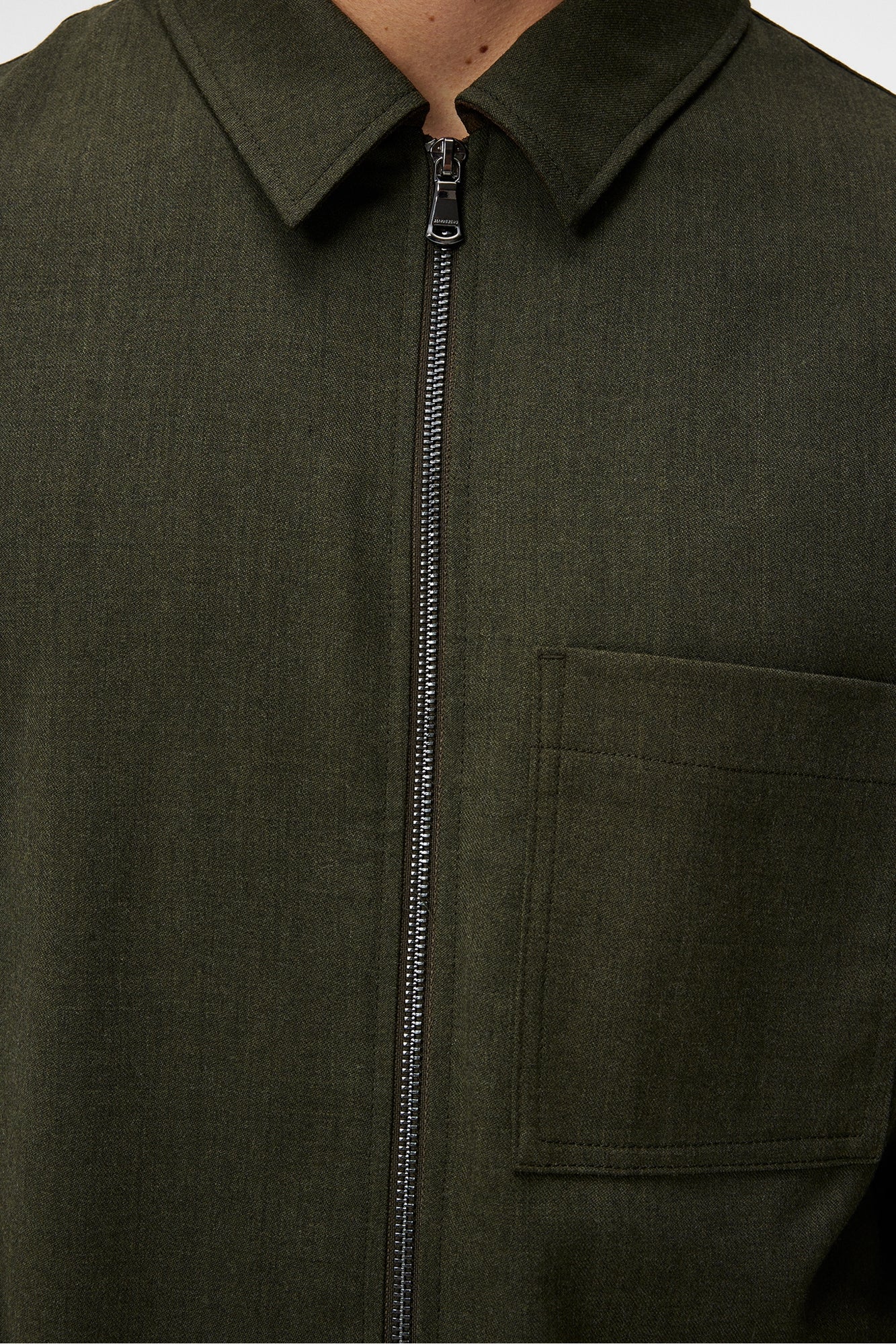 Men | Julius Flannel Overshirt | Forest Green