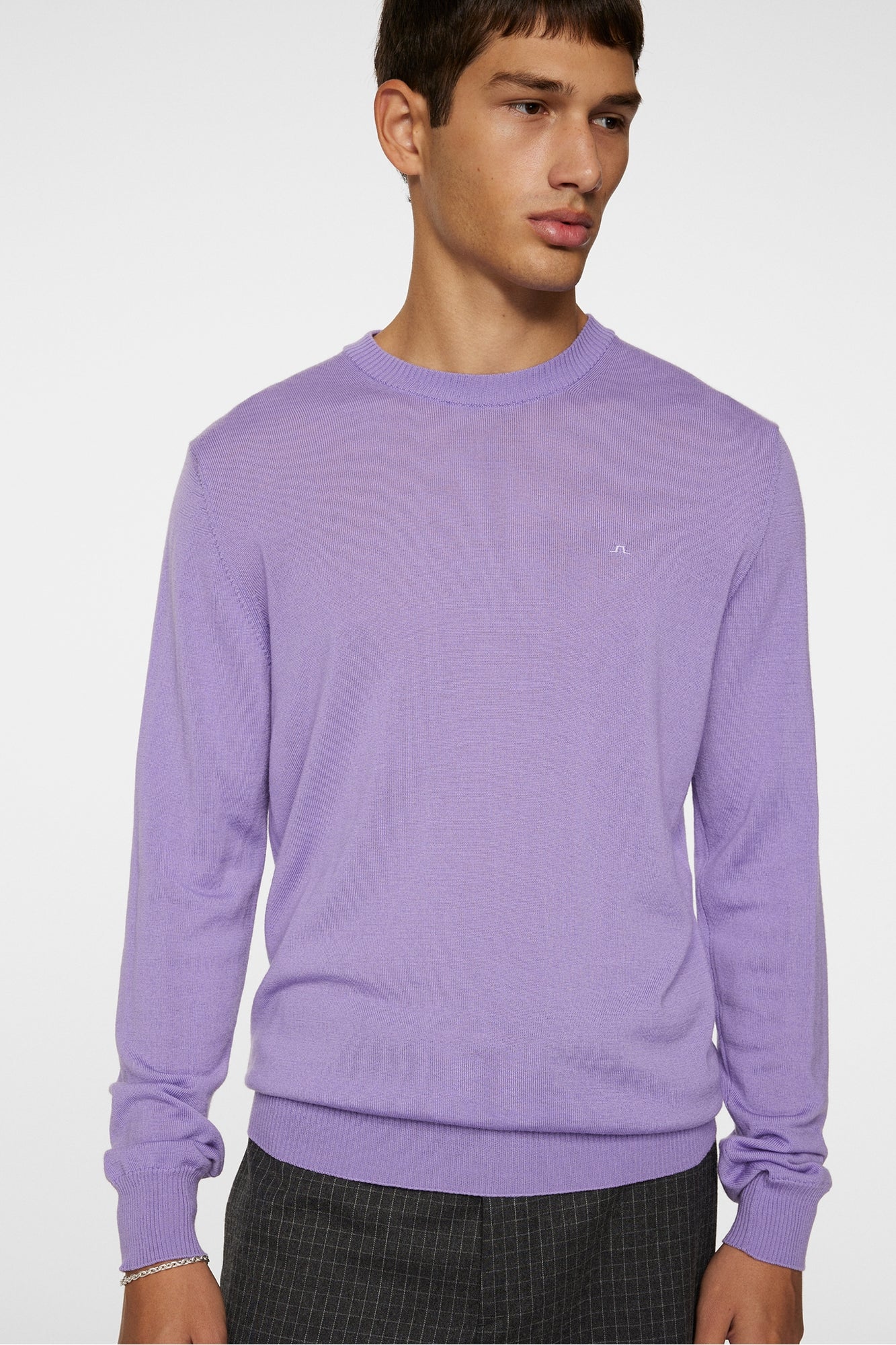 Men | Keane Merino Creneck | Bougainvillea