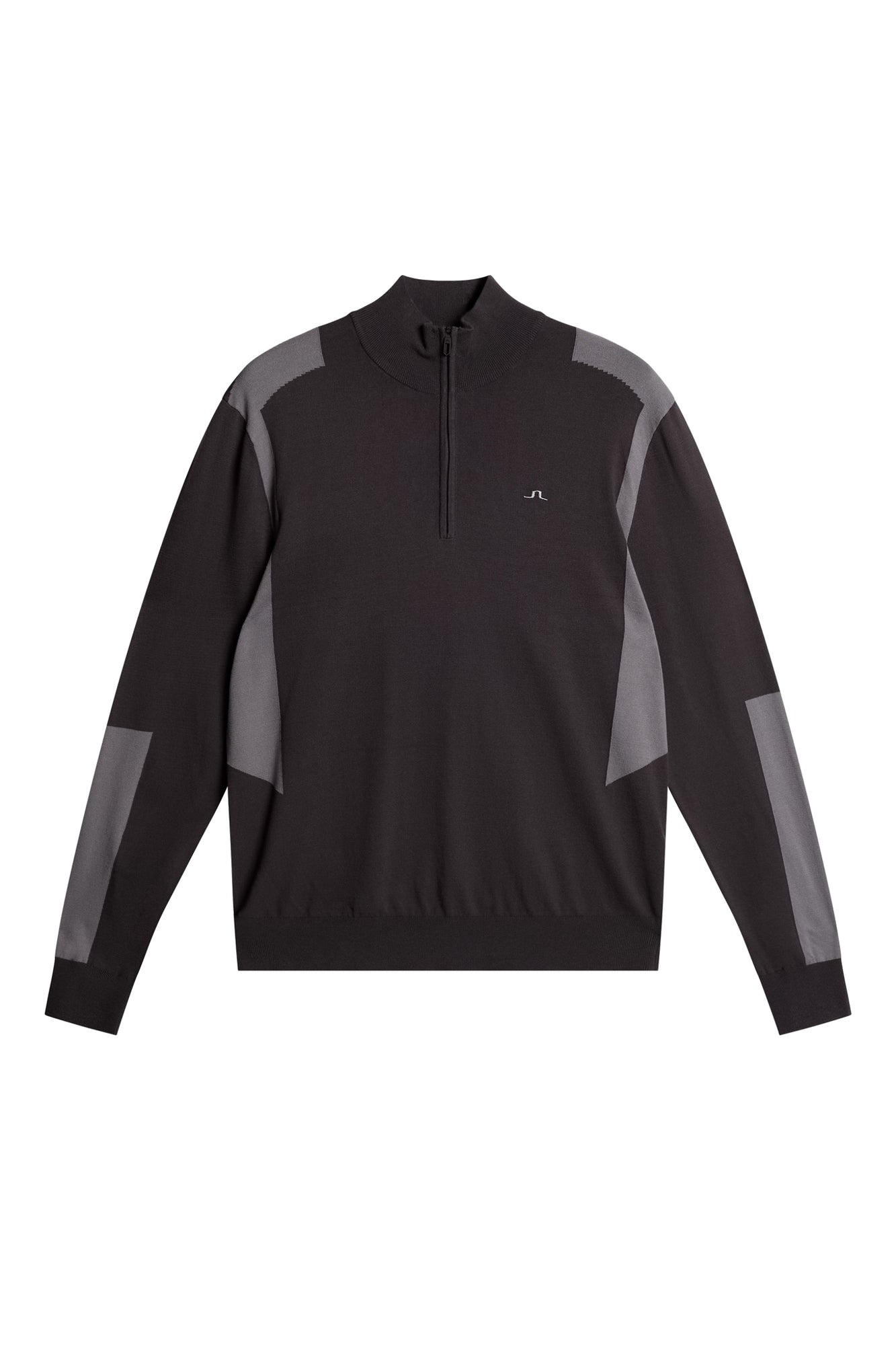 Men | Kendrick Knitted Zip Sweater | Asphalt