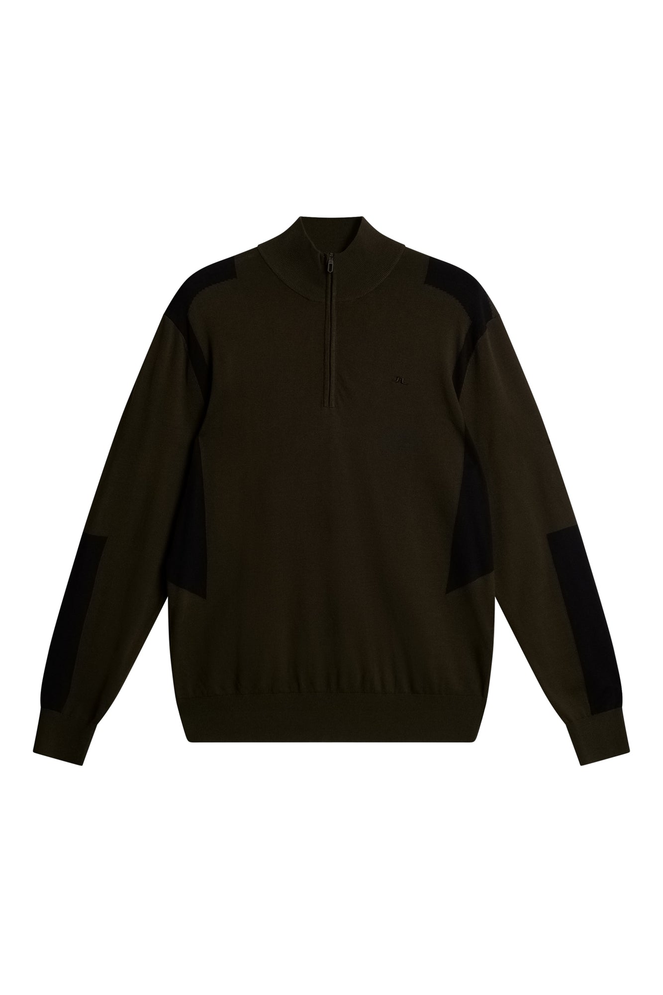 Men | Kendrick Knitted Zip Sweater | Forest Green
