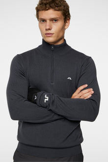 Men | Kian Zipped Sweater | Asphalt