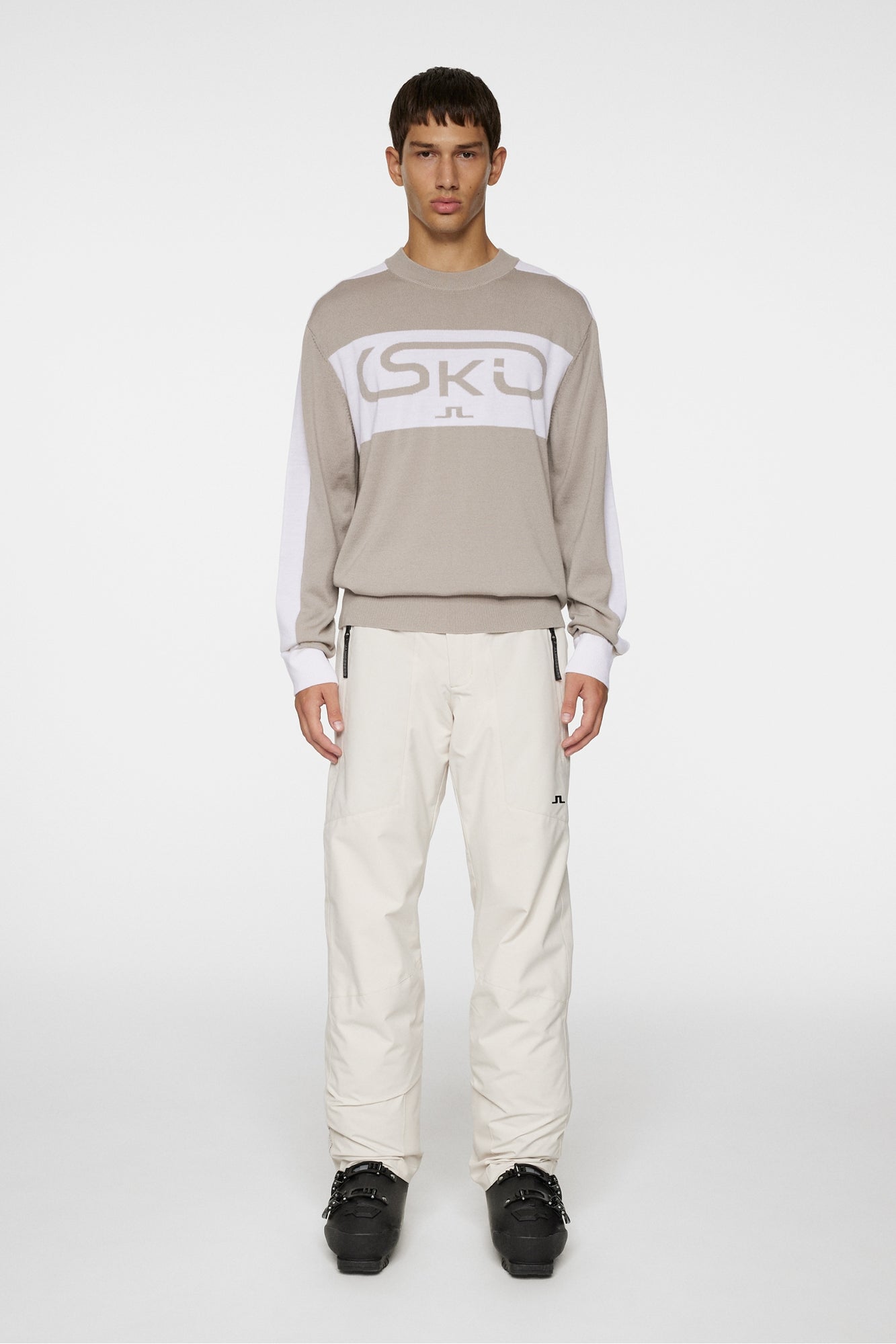 Men | Kirby Knitted Sweater | Moonbeam