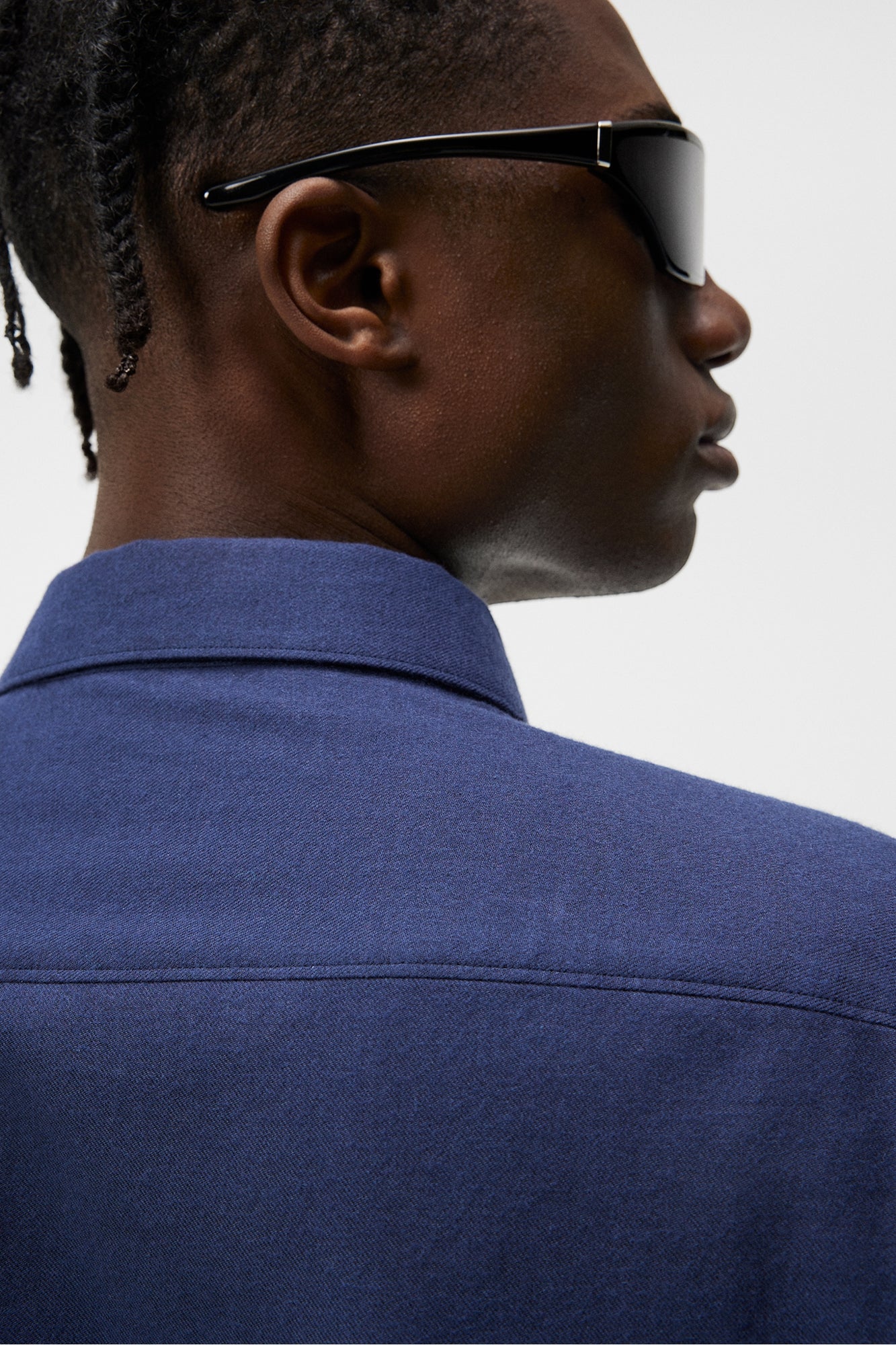 Men | Light Flannel Slishirt | JL Navy (V2)