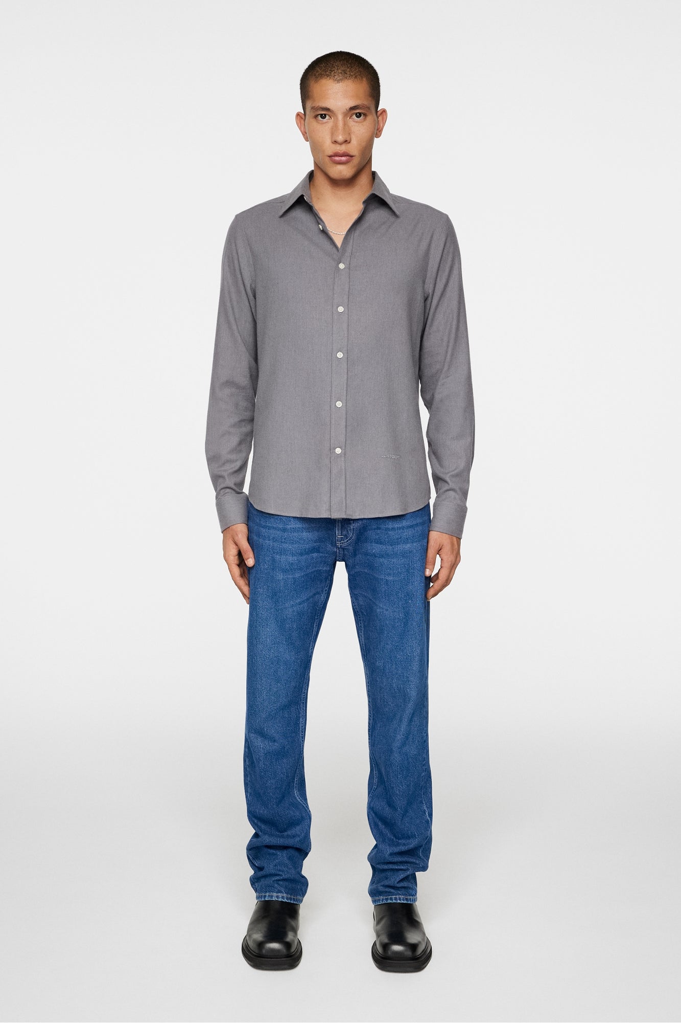 Men | Light Flannel Slishirt | Night Owl