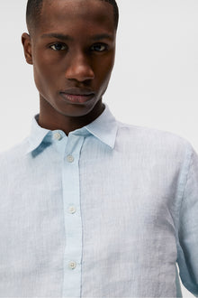 Men | Linen Melange LS Regular Shirt | Drea | Dream Blue