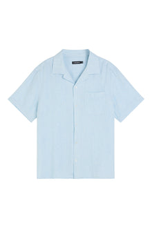 Men | Linen Melange SS Reg Shirt | Drea | Dream Blue
